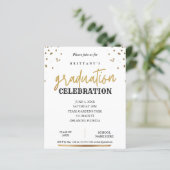 Het Manuscript van de begroting Elegant Gold Afstu (Staand voorkant)