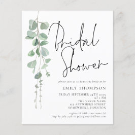 Het Manuscript van de begroting Eucalyptus Bridal 