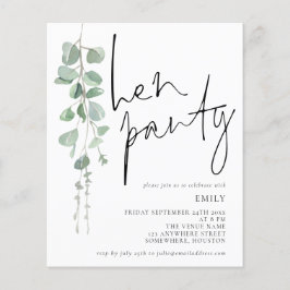 Het Manuscript van de begroting Eucalyptus Hen van