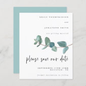 Het Manuscript van de begroting Eucalyptus Weduwen (Voorkant / Achterkant)