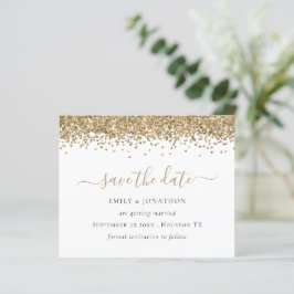 Het Manuscript van de begroting Gold Glitter spare