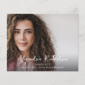 Het Manuscript van de begroting Mod Naam Foto Grad Flyer (Voorkant)