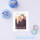 Het Manuscript van de begroting sparen de Uitnodig Flyer (Enkel)