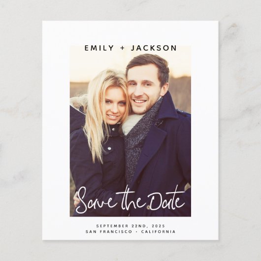 Het Manuscript van de begroting sparen de Uitnodig Flyer (Voorkant)