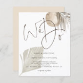 Het manuscript van de begroting wij doen Boho Pamp (Voorkant / Achterkant)