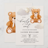 Het Manuscript van de begroting wij kunnen Baby sh Kaart (Voorkant / Achterkant)