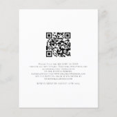 Het Manuscript van de begroting wij Zwarte QR Code (Achterkant)