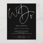 Het Manuscript van de begroting wij Zwarte QR Code (Voorkant)