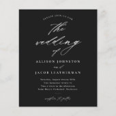 Het Manuscript van de begroting zwarte en Witte Ui (Voorkant)