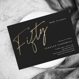 Het Manuscript van de begroting zwarte Gold 50th B