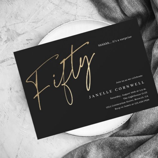 Het Manuscript van de begroting zwarte Gold 50th B