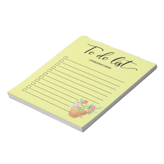 Het Manuscript van de Bloemen van SPRingtime om Li Notitieblok (Linkerzijde)