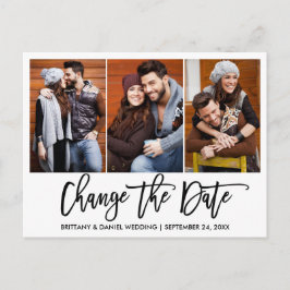 Het Manuscript van de borstel 3 Foto verandert de  Briefkaart