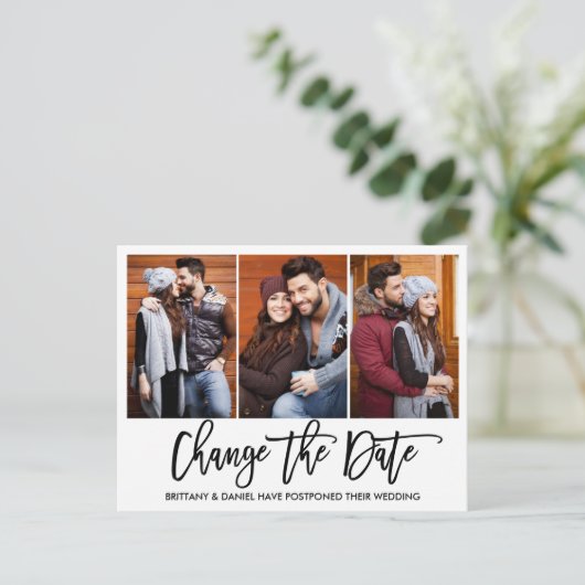 Het Manuscript van de borstel 3 Foto verandert de Briefkaart (Staand voorkant)