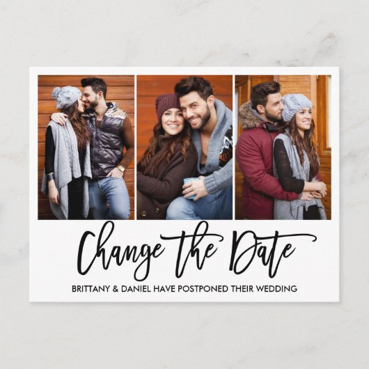 Het Manuscript van de borstel 3 Foto verandert de  Briefkaart (Voorkant)