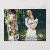 Het Manuscript van de borstel 4 Foto sparen de Nie Briefkaart (Voorkant)