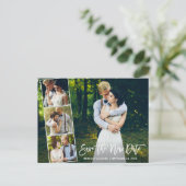 Het Manuscript van de borstel 4 Foto sparen de Nie Briefkaart (Staand voorkant)