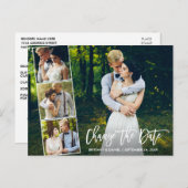 Het Manuscript van de borstel 4 Foto verandert de  Briefkaart (Voorkant / Achterkant)