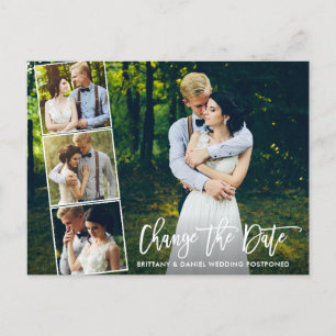 Het Manuscript van de borstel 4 Foto verandert de  Briefkaart