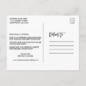 Het Manuscript van de borstel 4 Foto verandert de  Briefkaart (Achterkant)