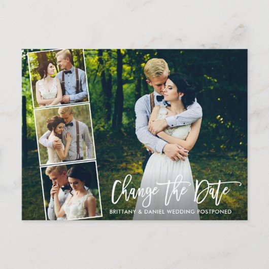 Het Manuscript van de borstel 4 Foto verandert de  Briefkaart (Voorkant)