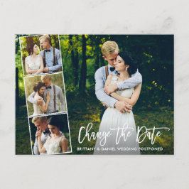 Het Manuscript van de borstel 4 Foto verandert de  Briefkaart