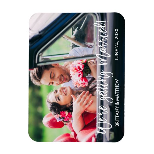 Het Manuscript van de borstel sparen de Datum wij  Magneet (Verticaal)