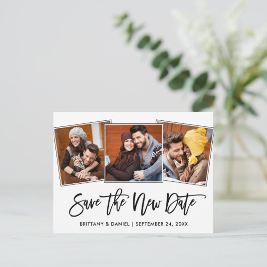 Het Manuscript van de borstel sparen de Nieuwe Dat Briefkaart (Staand voorkant)