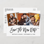 Het Manuscript van de borstel sparen de Nieuwe Dat Briefkaart (Voorkant / Achterkant)