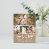 Het Manuscript van de borstel sparen Onze Datum 4  Briefkaart (Staand voorkant)