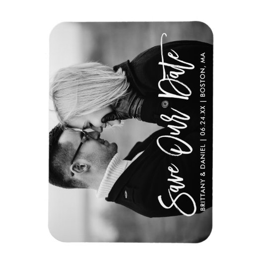 Het Manuscript van de borstel sparen Onze Datum Zw Magneet (Verticaal)