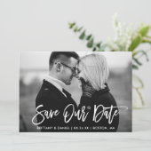 Het Manuscript van de borstel sparen Onze Zwarte e Bedankkaart (Staand voorkant)