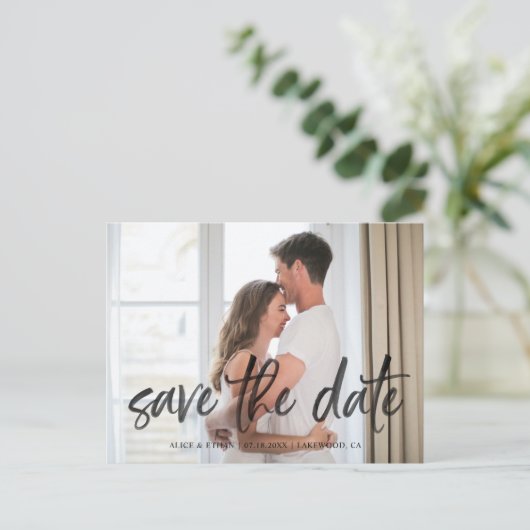 Het manuscript van de Borstel van de begroting spa Aankondigingskaart (Staand voorkant)