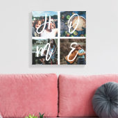 Het Manuscript van de Borstel van de Borstel van d Canvas Afdruk (Insitu (Woonkamer))