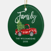 Het Manuscript van de Borstel van de familie Rode Keramisch Ornament (Links)