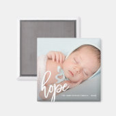 Het Manuscript van de Borstel van de hoop met Foto Magneet (Voorkant / Achterkant)