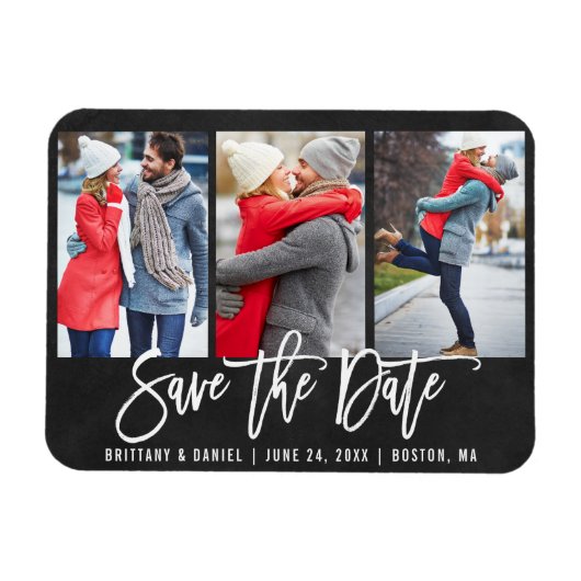 Het Manuscript van de Borstel van het Chalkboard 3 Magneet (Horizontaal)