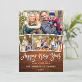 Het Manuscript van de Borstel van Rustic 4 van het Feestdagenkaart (Staand voorkant)