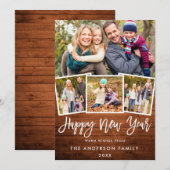 Het Manuscript van de Borstel van Rustic 4 van het Feestdagenkaart (Voorkant / Achterkant)