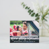 Het Manuscript van de borstel wij worden Gehuwd sp Briefkaart (Staand voorkant)