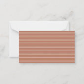 Het manuscript van de bruiloft moderne manuscript  notitiekaartje (Achterkant)