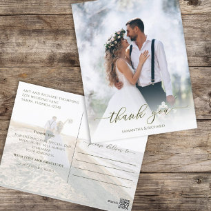 Het Manuscript van de calligrafie Eenvoudig Elegan Briefkaart