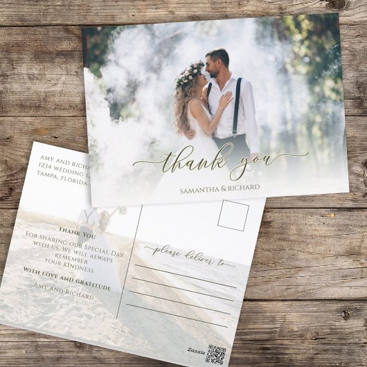 Het Manuscript van de calligrafie Eenvoudig Elegan Briefkaart