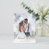 Het Manuscript van de calligrafie Eenvoudig Elegan Briefkaart (Staand voorkant)