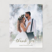 Het Manuscript van de calligrafie Eenvoudig Elegan Briefkaart (Voorkant)