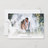 Het Manuscript van de calligrafie Moderne Eenvoudi Bedankkaart (Voorkant)