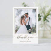 Het Manuscript van de calligrafie Moderne Eenvoudi Bedankkaart (Staand voorkant)