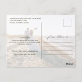 Het Manuscript van de calligrafie Moderne Eenvoudi Briefkaart (Achterkant)