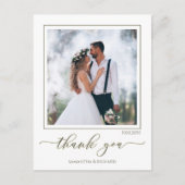 Het Manuscript van de calligrafie Moderne Eenvoudi Briefkaart (Voorkant)