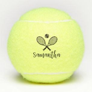 Het Manuscript van de calligrafie Personaliseerde  Tennisballen